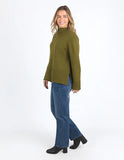 Foxwood Jude Knit - Olive Green