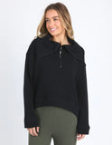 Foxwood Huntsville Zip Crew - Black