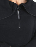 Foxwood Huntsville Zip Crew - Black