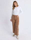 Foxwood Henrietta Cord Pant - Toasted Coconut