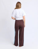 Foxwood Juno Pant - Coffee/Light Blue