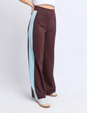 Foxwood Juno Pant - Coffee/Light Blue