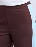 Foxwood Juno Pant - Coffee/Light Blue