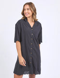 Foxwood Madeleine Shirt Dress - Black