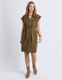 Foxwood Dakota Dress - Dark Olive