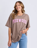 Foxwood Interval Tee - Brown/Pink