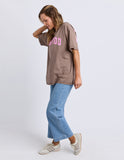 Foxwood Interval Tee - Brown/Pink