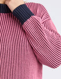 Foxwood Luella Crew Knit - Wine