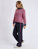 Foxwood Luella Crew Knit - Wine