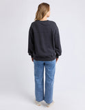 Foxwood Floret Crew - Black