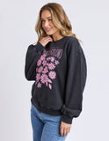 Foxwood Floret Crew - Black