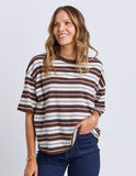 Foxwood Nika Short Sleeve Tee - Coffee