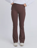 Foxwood - Luxe Rib Pant Coffee