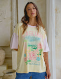 Foxwood Real Flamingo Tee - Lemon & Pink