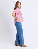 Foxwood Bandit Tee - Rosewood Pink