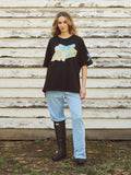 Foxwood Butter Tee - Washed Black
