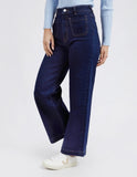 Foxwood Sarah Wide Leg Jeans -  Dark Blue
