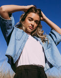 Foxwood Hutton Denim Shirt - Light Blue
