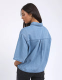 Foxwood Hutton Denim Shirt - Light Blue