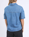 Foxwood Monte Shirt - Mid Blue