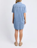 Foxwood Sorcha Denim Dress - Light Blue