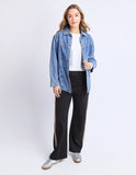 Foxwood Ace Over Shirt - Mid Blue