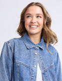Foxwood Ace Over Shirt - Mid Blue