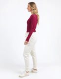 Foxwood Lazy Day Pant - Vintage White