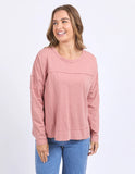 Foxwood Jayne Throw On Top - Ash Rose