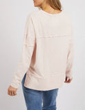 Foxwood Jayne Throw on Top - Pale Pink