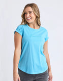 Foxwood Signature Tee -  Azure Blue
