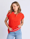 Foxwood Manly Tee - Tangelo