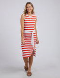 Foxwood Bondi Stripe Dress - Orange