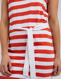 Foxwood Bondi Stripe Dress - Orange