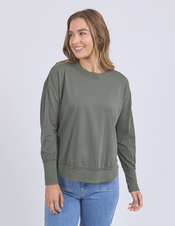 Foxwood Farrah Long Sleeve - Khaki