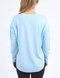 Foxwood Farrah Long Sleeve - Waterfall Blue