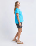 Foxwood Allison Tee -  Azure blue