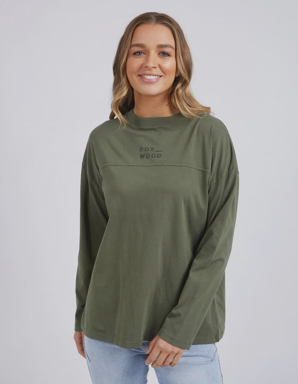 Foxwood Hold Up Long Sleeve - Khaki