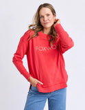Foxwood Simplified Metallic Crew - Red
