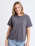 Foxwood Huntleigh Oversized Tee -  Charcoal