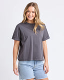 Foxwood Huntleigh Oversized Tee -  Charcoal