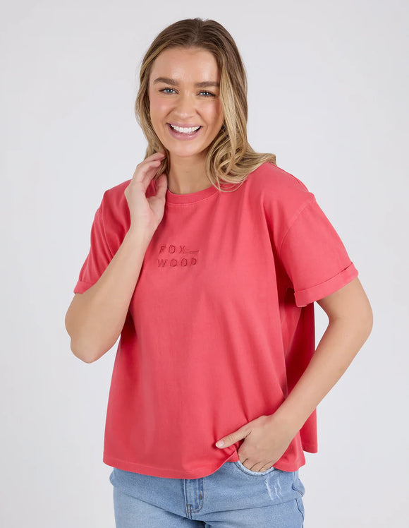 Foxwood Huntleigh Oversized Tee - Cayenne