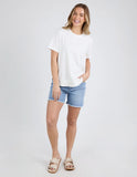 Foxwood Farrah Short Sleeve Tee - White