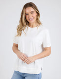 Foxwood Farrah Short Sleeve Tee - White