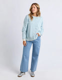 Foxwood Jayne Throw on Knit - Ice Blue