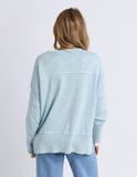 Foxwood Jayne Throw on Knit - Ice Blue