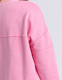 Foxwood Jayne Throw On Fleece - Rose