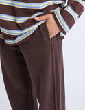 Foxwood Classic Track Pant - Coffee