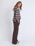 Foxwood Classic Track Pant - Coffee