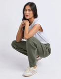 Foxwood College Track Pant - Khaki